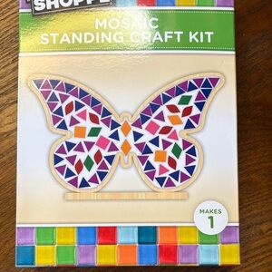 Mosaic Standing Craft Kit - Colorful Butterfly Design